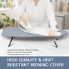 SheeChung 12.5"x32" Small Table Top Ironing Board Cover and Pad,Fits