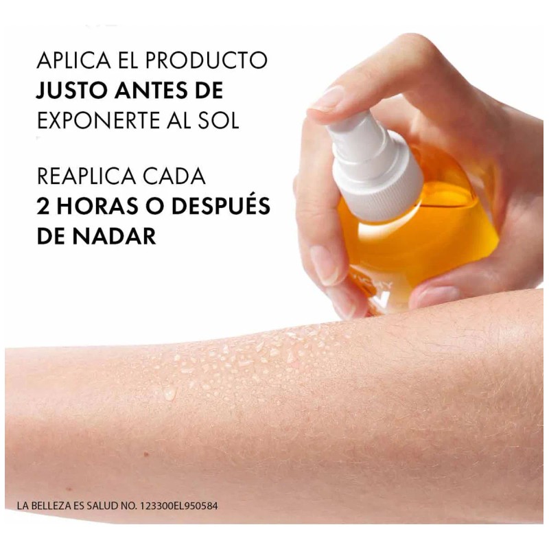 Agua Solar Protectora Corporal Hidratante con Ácido Hialurónico y Vitamina