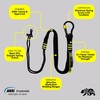 BearTOOLS ANSI-Approved Tool Lanyard with Spring Screw Lock Carabiner -