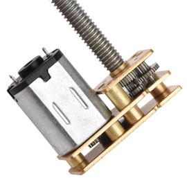 1024GA20 DC 6V/12V Thread DC Gear Motor,Reduction Motor N20 Motor Flip N20 Speed Reduction Motor Electric Gear Motor M4 X 55mm Shaft (6V 1000RPM)