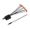 2 Sets Solar Garden Bee Lights IP65 Waterproof 8LEDs Solar