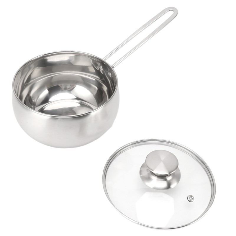 Milk Warmer Pot Stainless Steel Thick Composite Bottom Even Heating