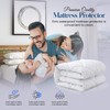 Sunshine Comforts Microfiber Quilted Waterproof Small Double Mattress Protector, 30cm