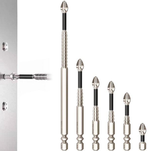 High Magnetic Screwdriver Drill Bit Set – 6PCS Magnetic Screwdriver