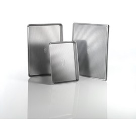 USA Pan 3-Piece Warp Resistant Non-Stick Aluminized Steel Bakeware Set