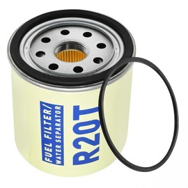 SYOWADA R20T 30 Micron Fuel Filter Water Separator Element with O-ring Replacement for Mercury Outboard Truck Bus 30GPH, 230R, RAC230R2 Boat Diesels, Replace R20P, 33432, P551821, BF46022-O, 857633