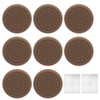 8 Pcs 1.57Inch Circular Cutting Board Feet Reusable Rubber Feets