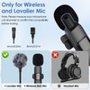 9 Pcs Mini Wireless Foam Microphone, Lavalier Microphone Sponge Mini