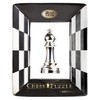 EUREKA 473684 Bishop Cast Chess Game, Silver