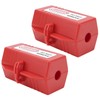 2PCS Lockout Plug Lock Plug Lockout Tagout Electrical Plug Lockout