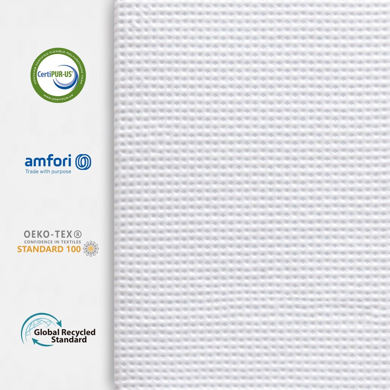 Subrtex Mattress Topper, Twin XL Memory Foam Topper with Cover,