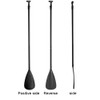 Portable Paddle Adjustable Stand Up Paddle Board Paddles for Surfboard