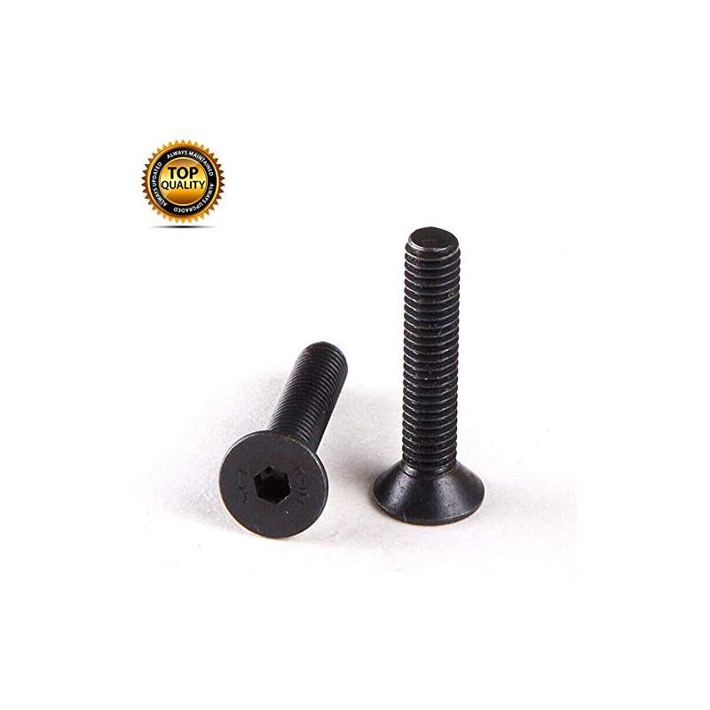 Machine Socket Countersunk Screws 20Pcs Fastener Hex Socket Flat Head