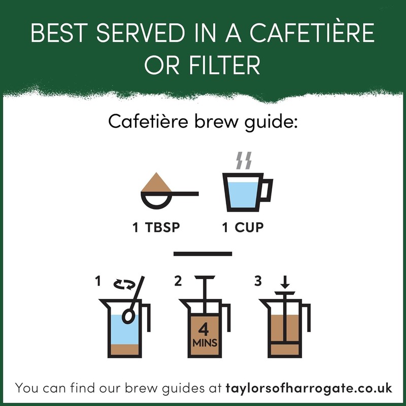 Taylors of Harrogate Rich Italian Ground Roast Coffee, 200g