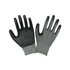 H.B. Smith Tools 943 Large/Extra Large Mens Black Nitrile Coated Palm Glove Utility Glove