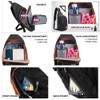 Peicees - Mochila pequeña con honda, impermeable, unisex, bandolera en
