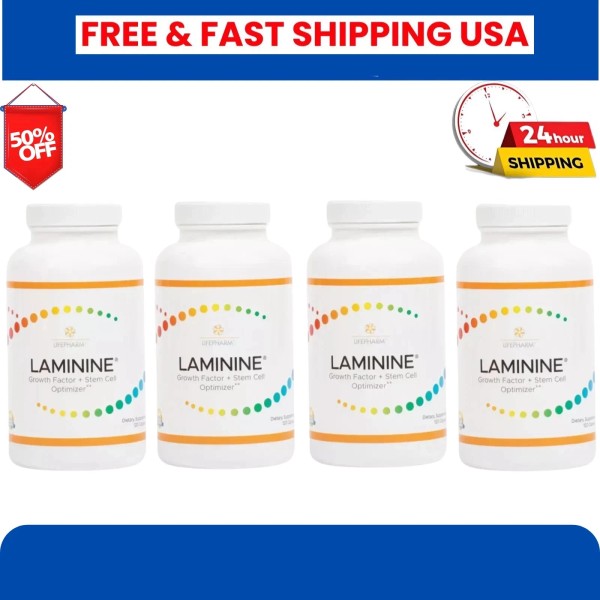 Laminine 4 AUTHENTIC LifePharm Laminine Supplement 120 Capsules Total -