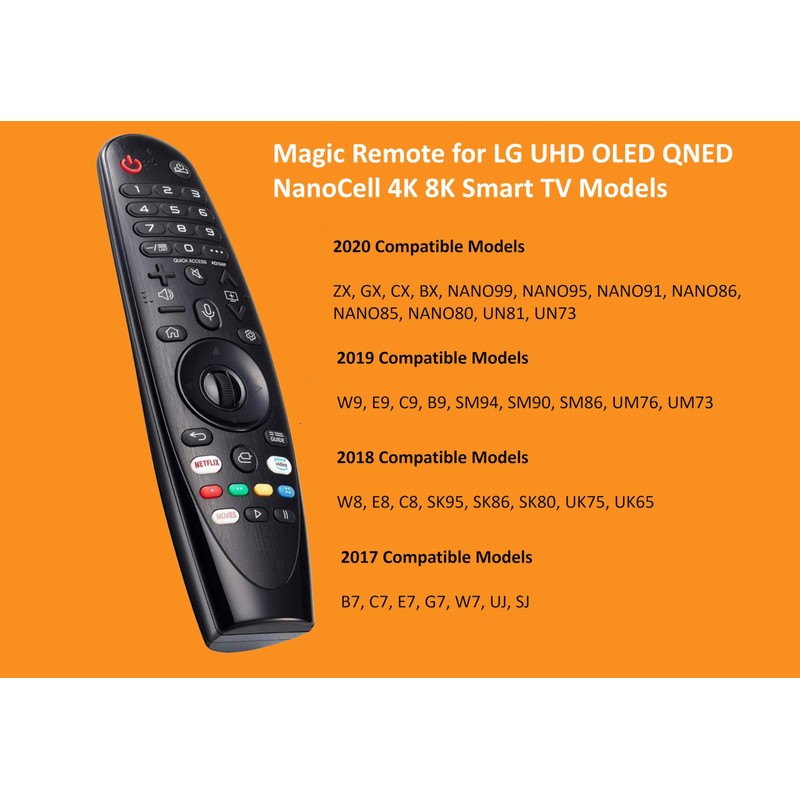 Magic Remote Compatible with LG Smart TV with Pointer and