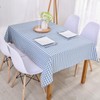 Wonhomke Simple Small Plaid Table cloth Polyester Cotton Tablecloth Square