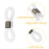 TTSAM 40 Pieces Eyeglass Chain Ends Adjustable Rubber Spectacle End