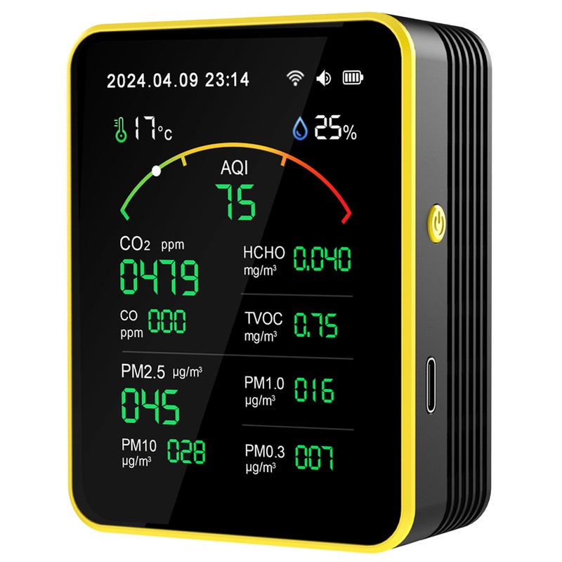 Tuya WiFi 15in1 Air Quality Detector Household Portable AQI PM0.3