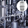 PATIKIL 1/2G x Φ1/2" 304 Stainless Steel Compression Tube Fitting,