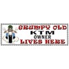 SHAWPRINT Grumpy Old KTM Owner Lives Here metal sign/plaque funny