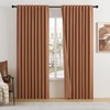 DUALIFE - Cortinas 100 opacas de lino texturizado de 84