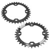 Lebycle 34T Mountain Bike Chain Wheel Rustproof Aluminum Alloy Positive