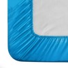 ROOEE Satin Silk Fitted Sheet with Pillowcase Set Breathable Soft
