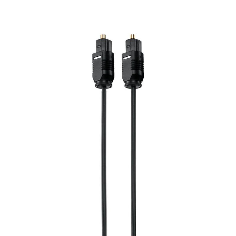 HDSupply TC010-005 Toslink S/PDIF Audio Cable, Optical Fibre Optic Connector/Plug,