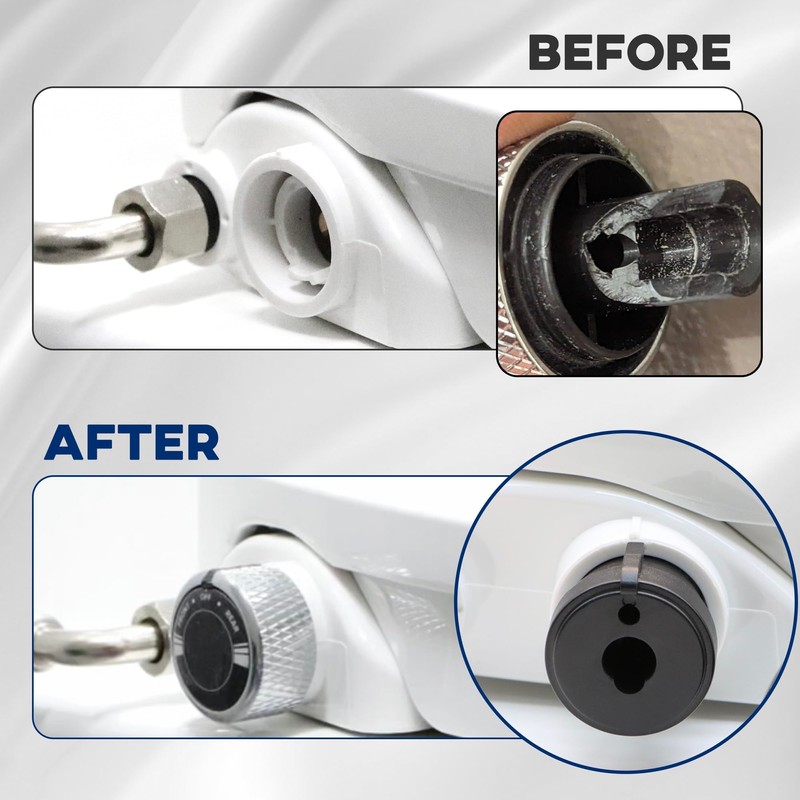 Terixe 2 Pack Replacement Knob for Brondell Bidet Toilet Seat,