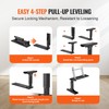 VEVOR Ladder Extender 23.4x5.8-Inch, High Strength Ladder Aide, 11.4”-18” Adjustable
