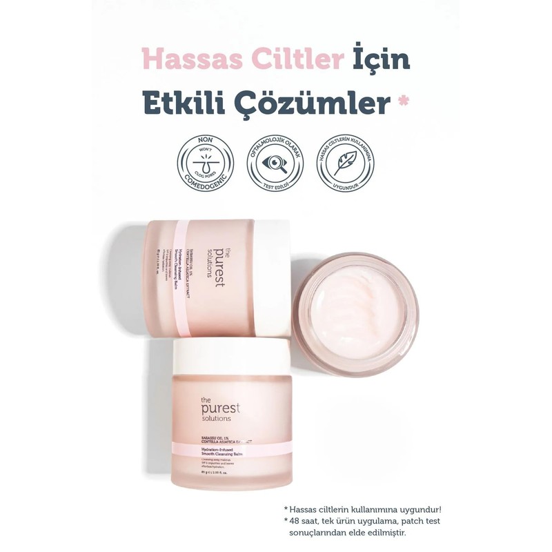 The Purest Solutions Moisturising and antioxidant cleansing balm for sensitive