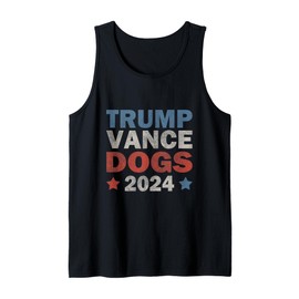 Trump Vance Dogs 2024 Pets Cats Ducks Dogs For Trump 2024 Tank Top