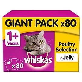 whiskas Whiskas Poultry Selection in Jelly, 80 x 100g