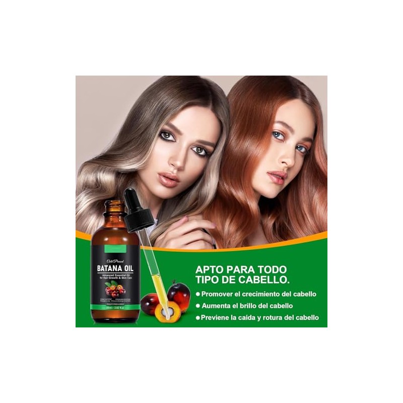 2 PCS Aceite de Batana, 120ML aceite de Batana para