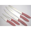 Kittamor 6 Knife Set with Red Wooden Block