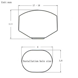 CCeCCe 6 Pack Guitar Tuning Peg Knobs Tip Replacement Head Grip Button with Screws Washers for Guitar String Tuners Tuning Key Electric Folk Acoustic Guitars Chrome Plating Color