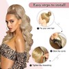 MORICHY Ponytail Extension, 26" Long beach Blonde Wave Drawstring Ponytail