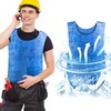 NJDGF Evaporative Cooling Vest for Men Women: Water Activated Ice