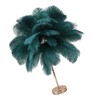 Ostrich Feather Table Lamp Rechargeable Modern Romantic Decoration Lamp Bedroom