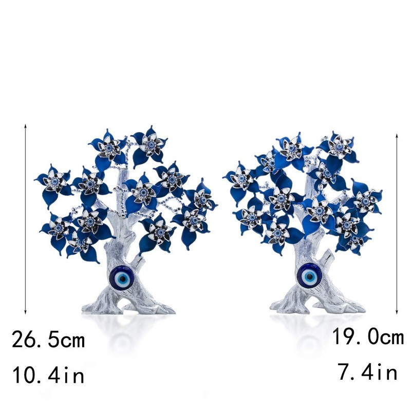 10.4'' Turkish Evil Eye Tree Protection Evil Eye Statue for