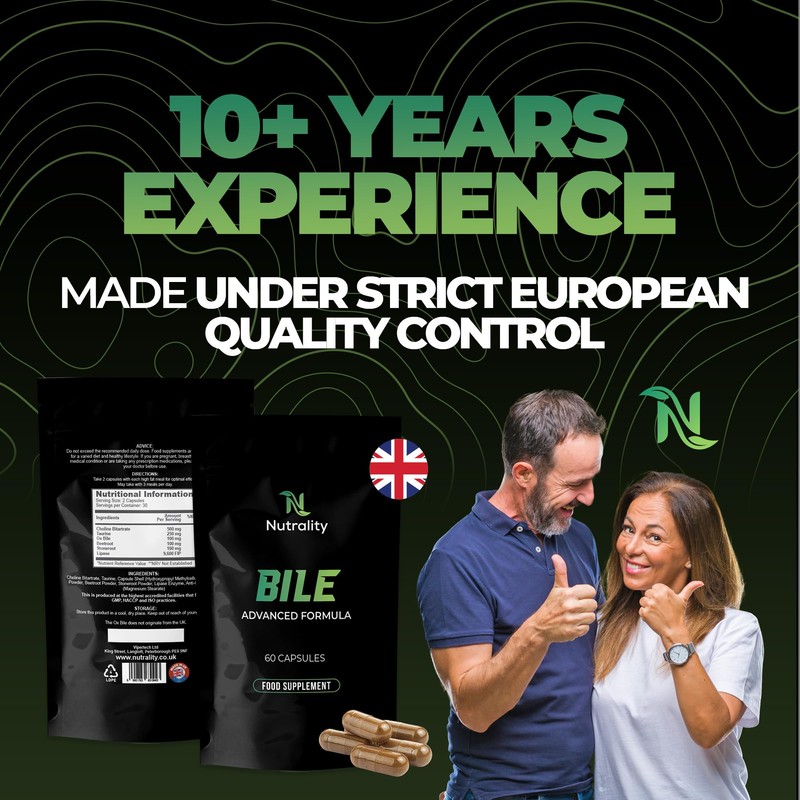Nutrality Ox Bile Supplements UK | Gallbladder Support & Liver