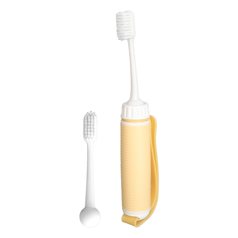 Silicone Auxiliary Toothbrush Adjust Strap Prevent Slip Easy Hand Grip