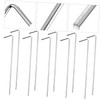 KOMBIUDA 20pcs Heavy Duty Iron Tent Stakes for Camping Awnings