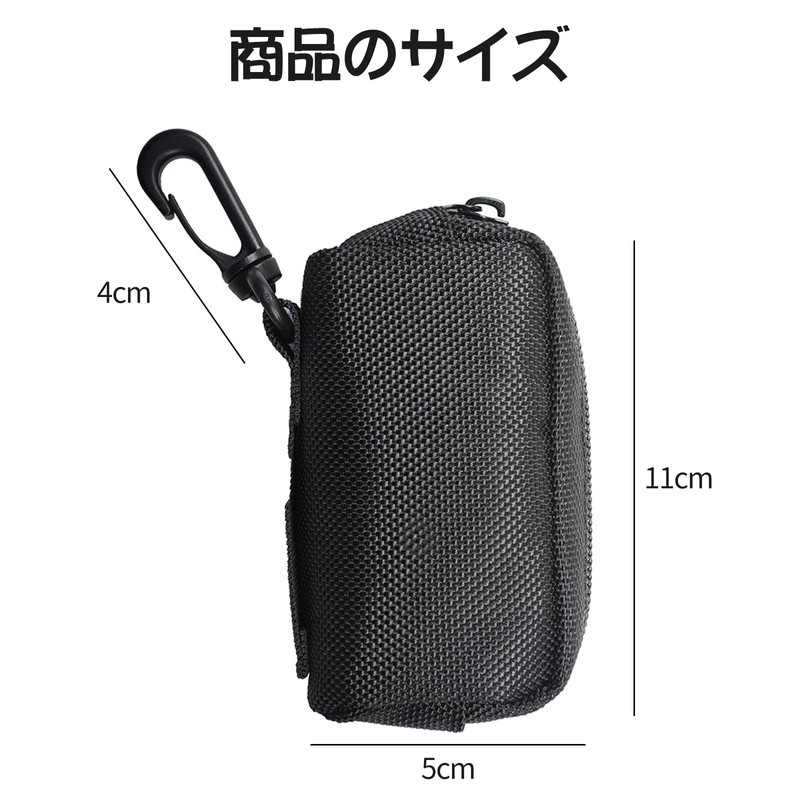 kasanidika Golf Ball Case, Golf Ball Pouch, 2-Pack Golf Ball