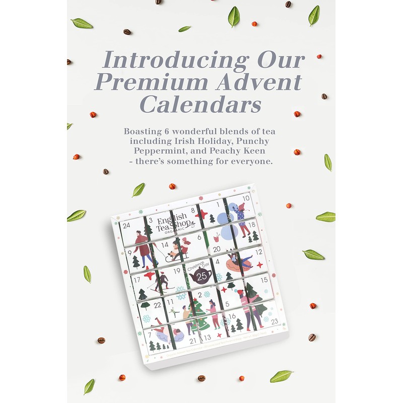 English Tea Shop White Organic Tea Advent Calendar 25ct
