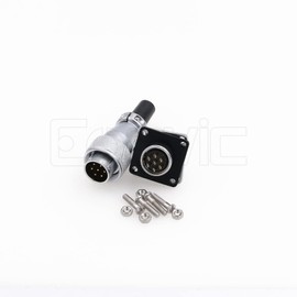 Eonvic WS16 7 Pin Aviation Plug Waterproof Plug Male Female Square Female Metal Thread Signal LED Industrial Equipment