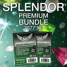 Mayday Games Splendor Game Game Accessory- Premium Card Sleeve Bundle